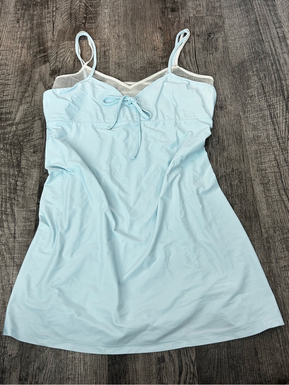 wild fable Light Blue Spaghetti Strap Mini Dress